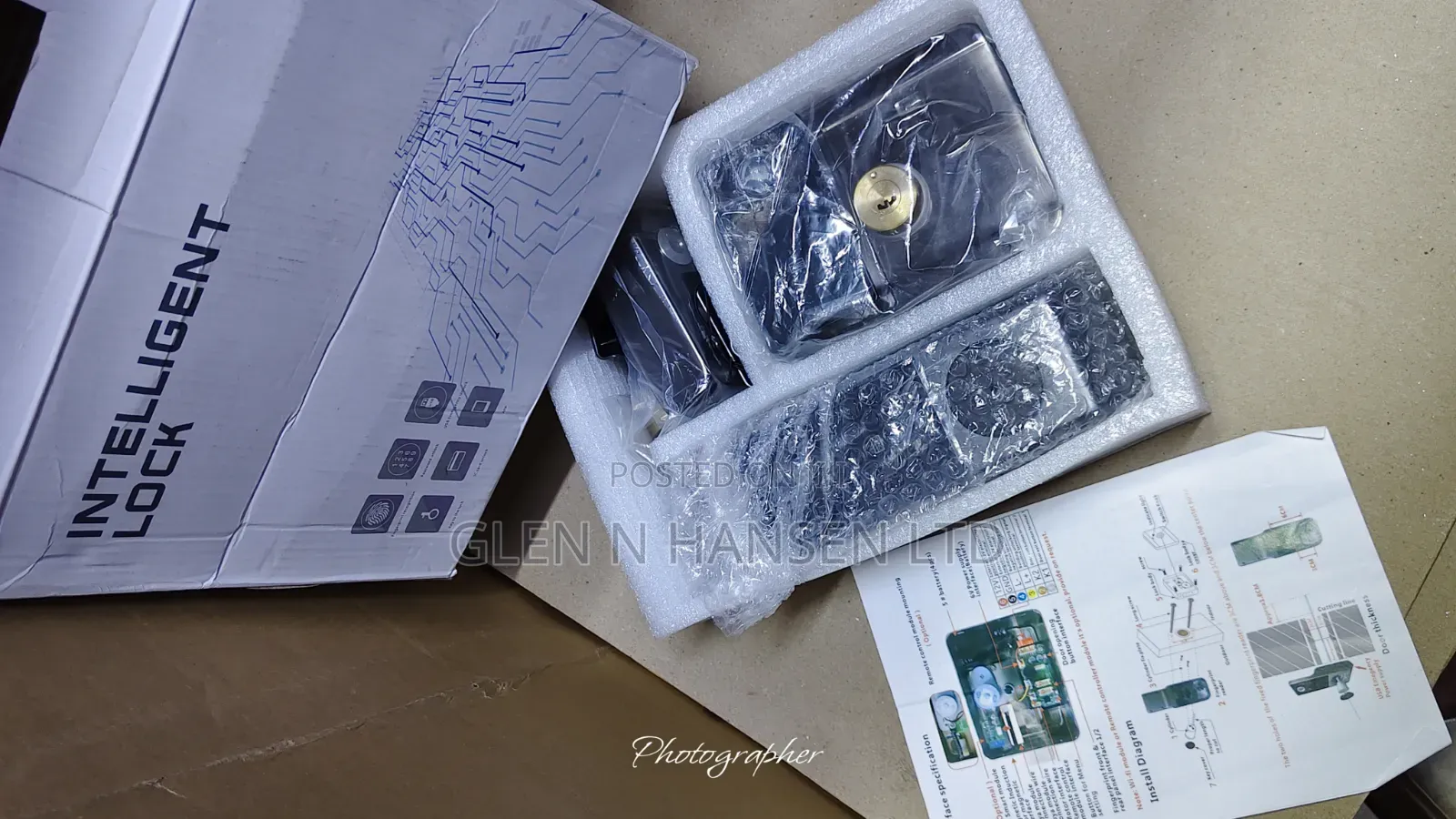 Wifi Biometric Rim Lock for Doors and Gates