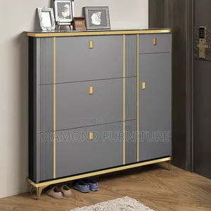 100cm Modern Flip Top Shoe Rack Cabinet
