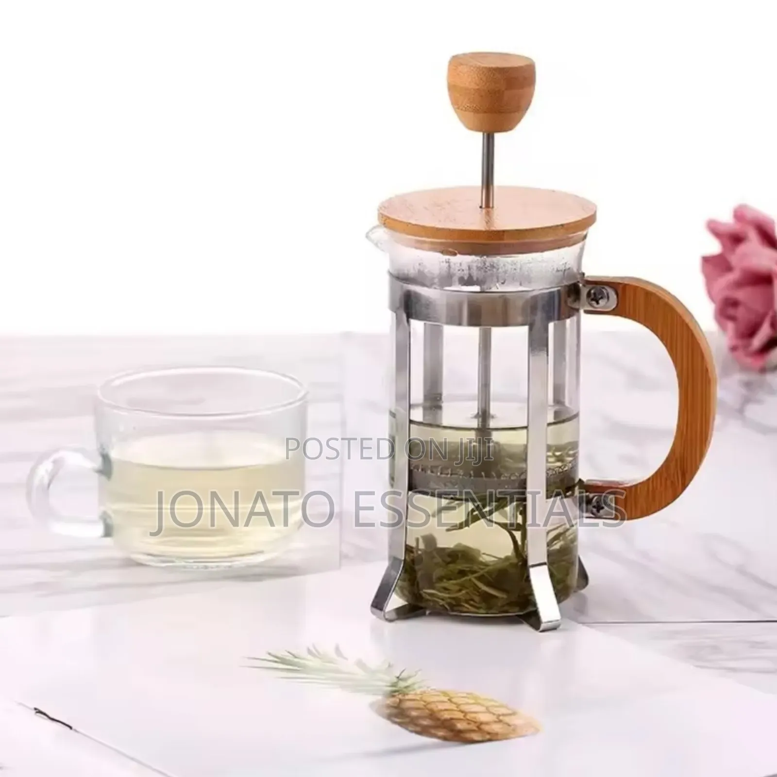 800ml Bamboo French Press Coffee Maker Tea Infuser