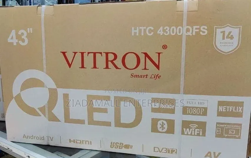 Vitron 43 Smart Qled Android Frameless Htc4300qfs
