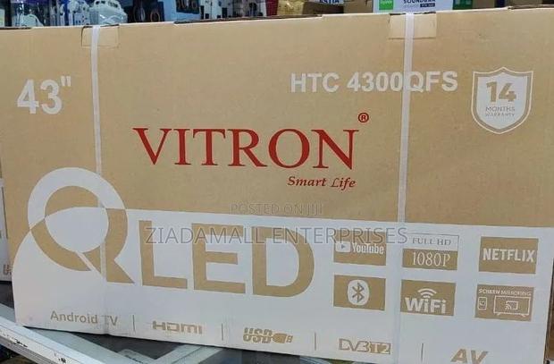 Vitron 43 Smart Qled Android Frameless Htc4300qfs - thumbnail 2