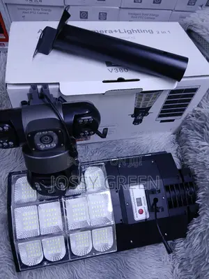 New Brand V380 Tripple Lens Solar Street Light Camera 180watts 4g