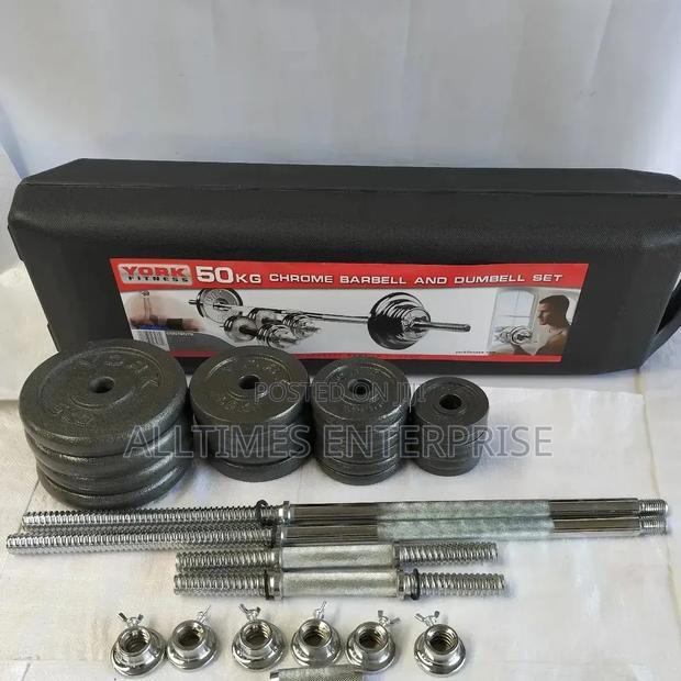 Dumbbell 50 Kg With Barbell