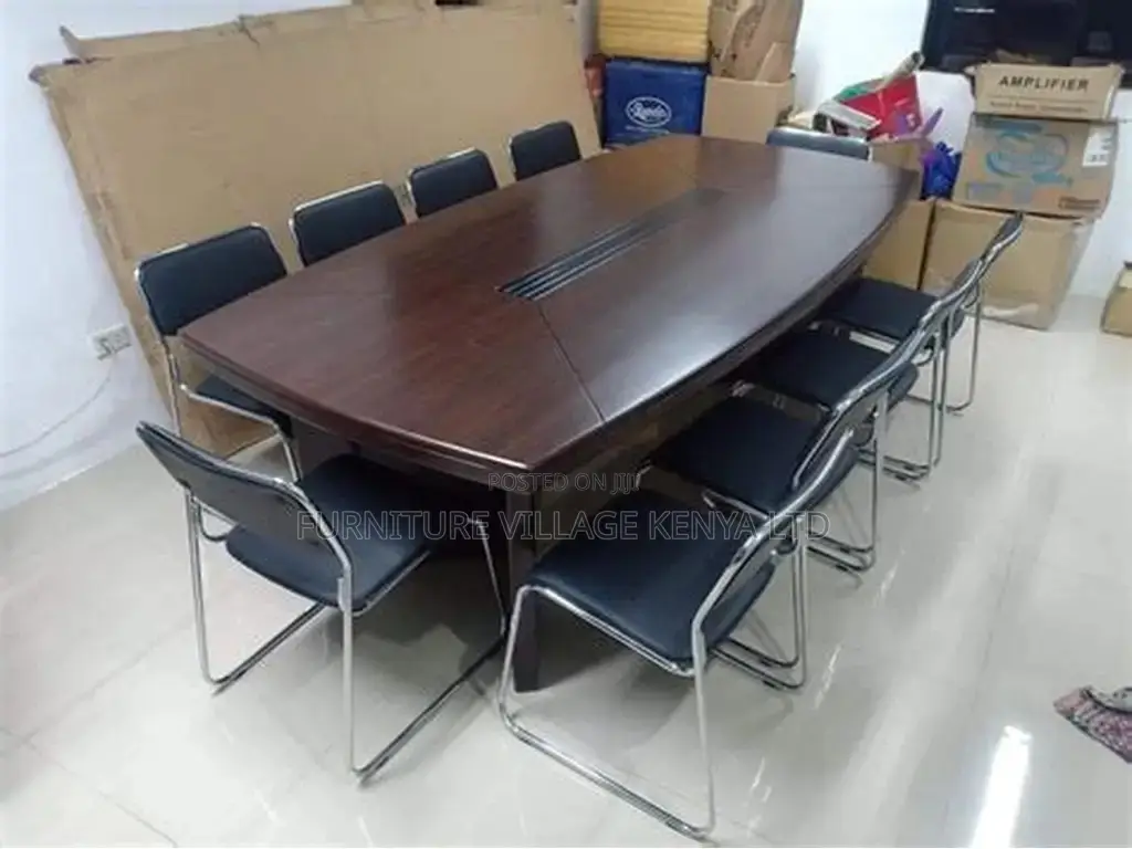 14-Seater Mahogany Meeting Conference Table