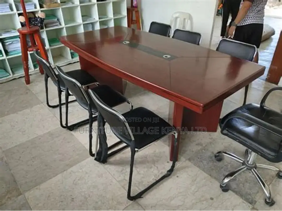 14-Seater Mahogany Meeting Conference Table