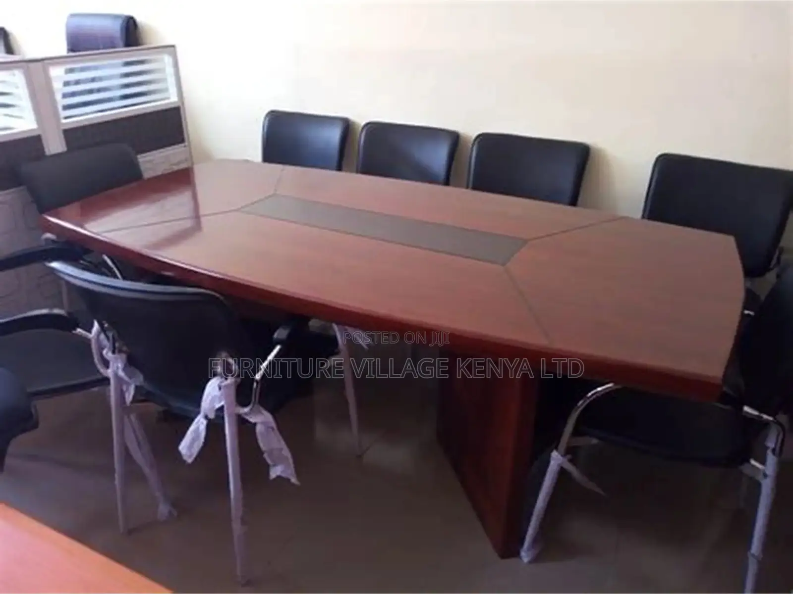14-Seater Mahogany Meeting Conference Table
