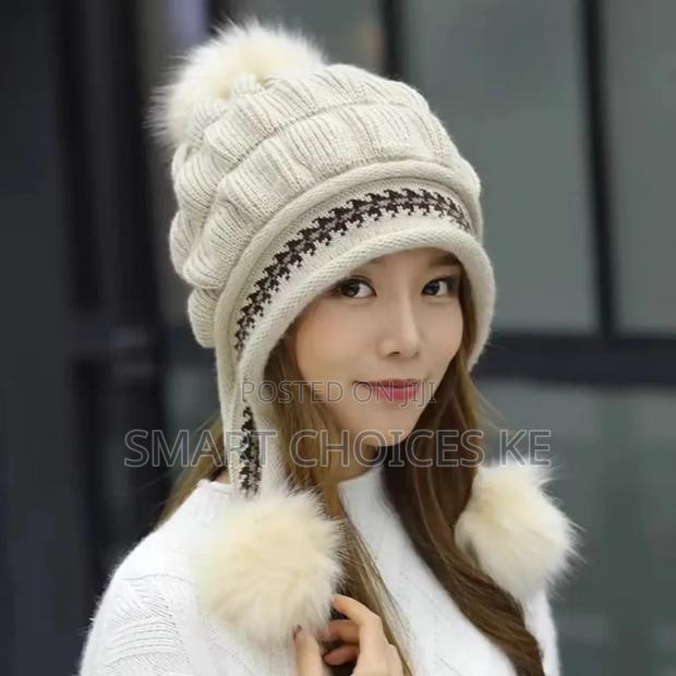 *Women's Fleece-Lined and Thickened Knitpullover Hat - thumbnail 2