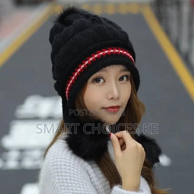 *Women's Fleece-Lined and Thickened Knitpullover Hat - thumbnail 3