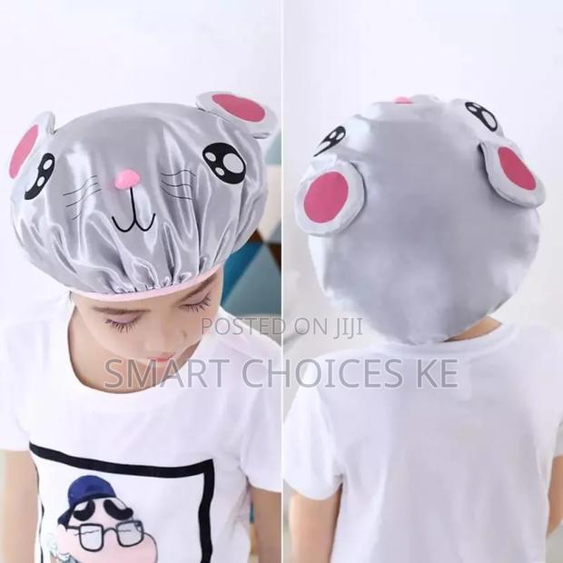 1pcs Cartoon Thick Waterproof Bath Hat - thumbnail 4