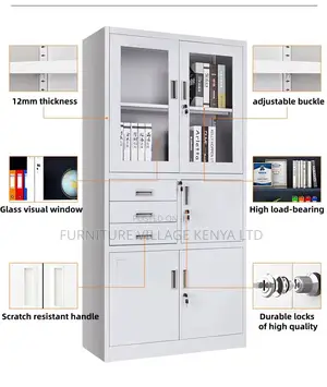 Steel 2-Swing Door Document Safe Cabinet