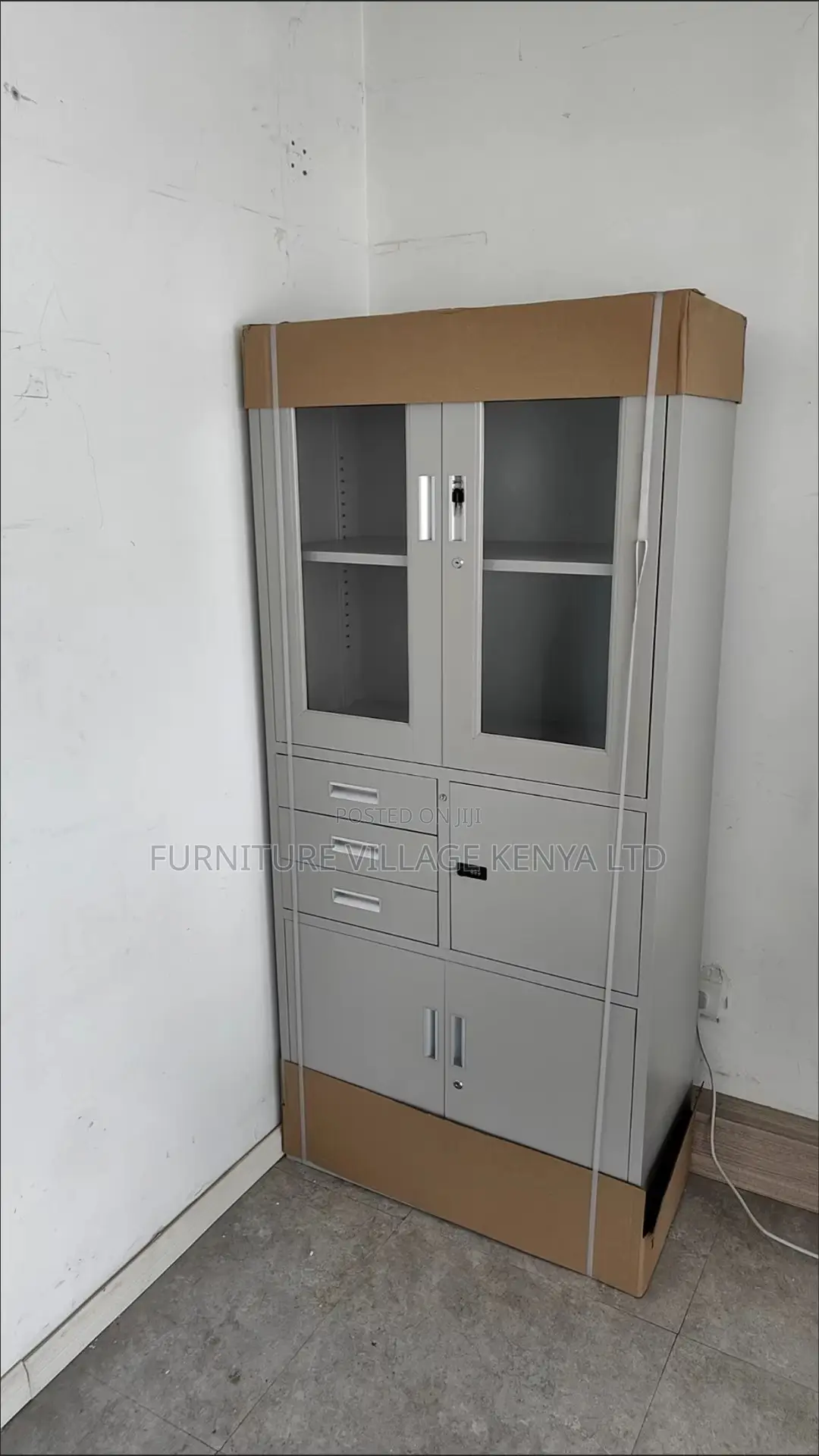 Steel 2-Swing Door Document Safe Cabinet