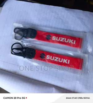 2pc Suzuki Red Style Key Tags