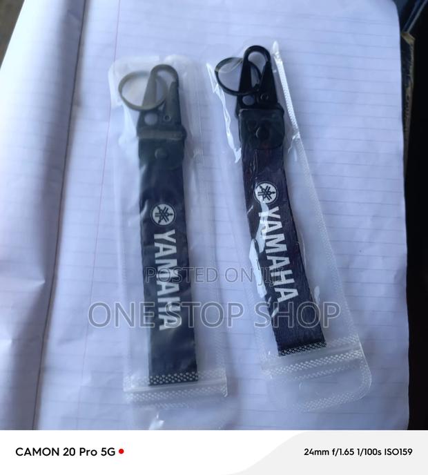 2pc Yamaha Printed Fabric Strap Key Chain