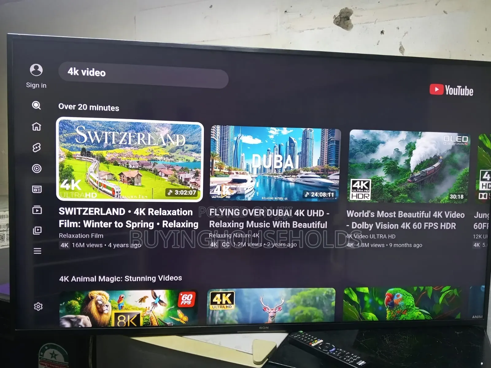 Sony 55" Smart Tv Kd-55x7000f