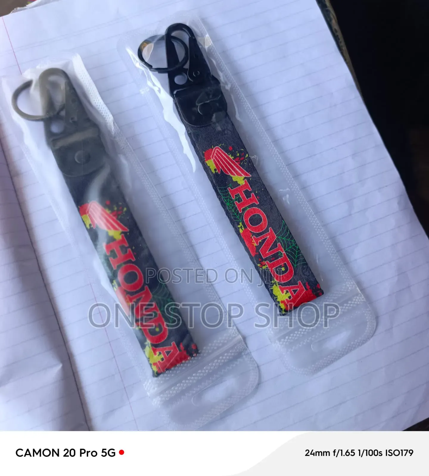 2pc Honda Ribbon Tag Key Tags