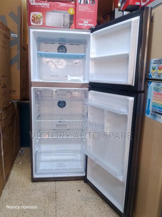 Clean Gray Samsung Fridge ( Working)