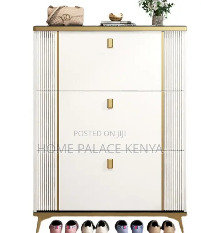 Shoe Rack: Modern Ultra Thin Flip Shoe Cabinet