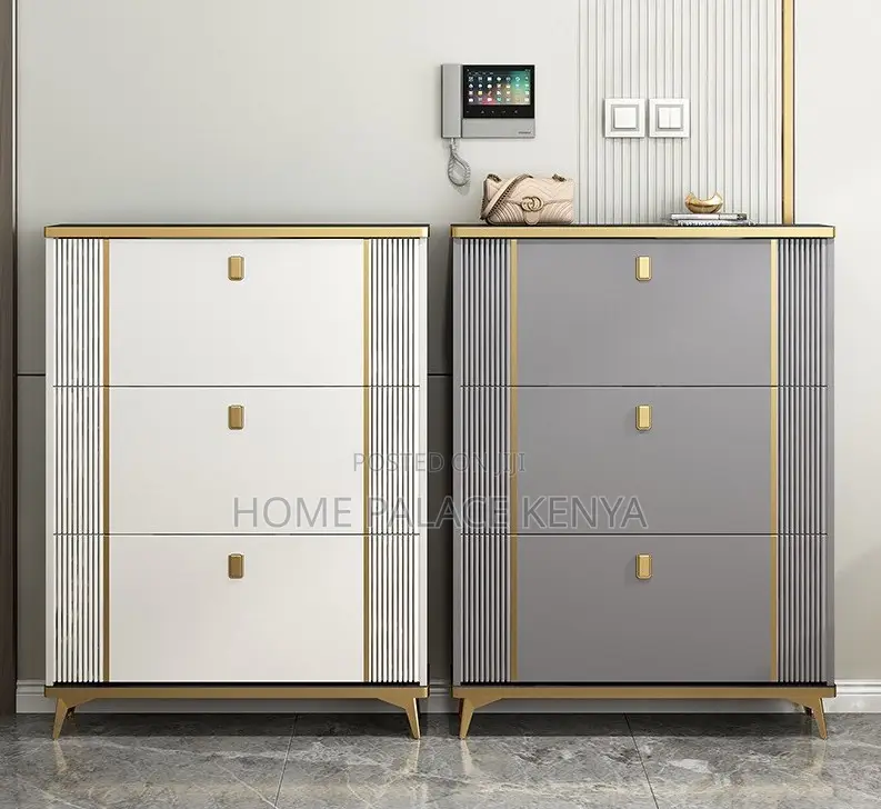 Shoe Rack: Modern Ultra Thin Flip Shoe Cabinet