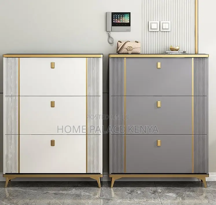 Shoe Rack: Modern Ultra Thin Flip Shoe Cabinet