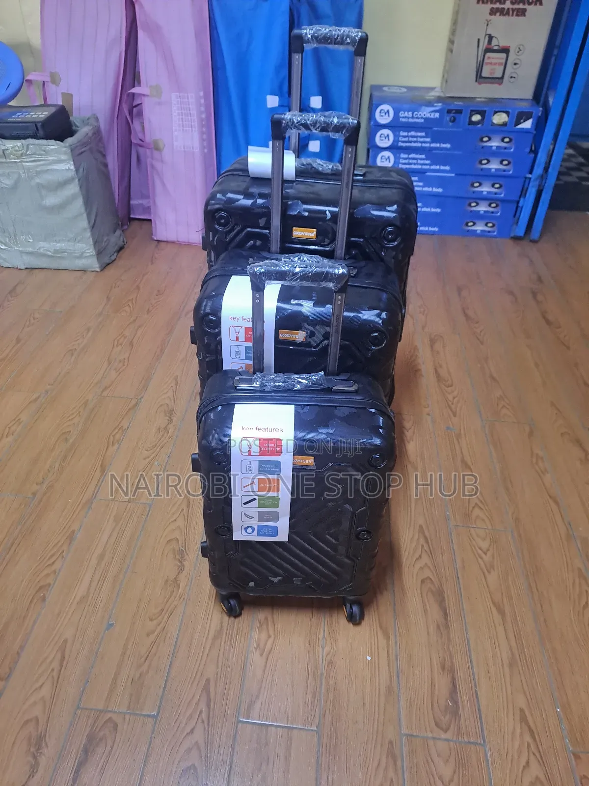 Fibre 3 in 1 Large Suitcase