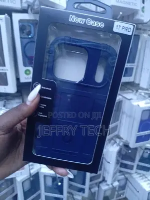 iPhone 17 Pro, Anti-Shock Protection,Blue Protective Phone Case