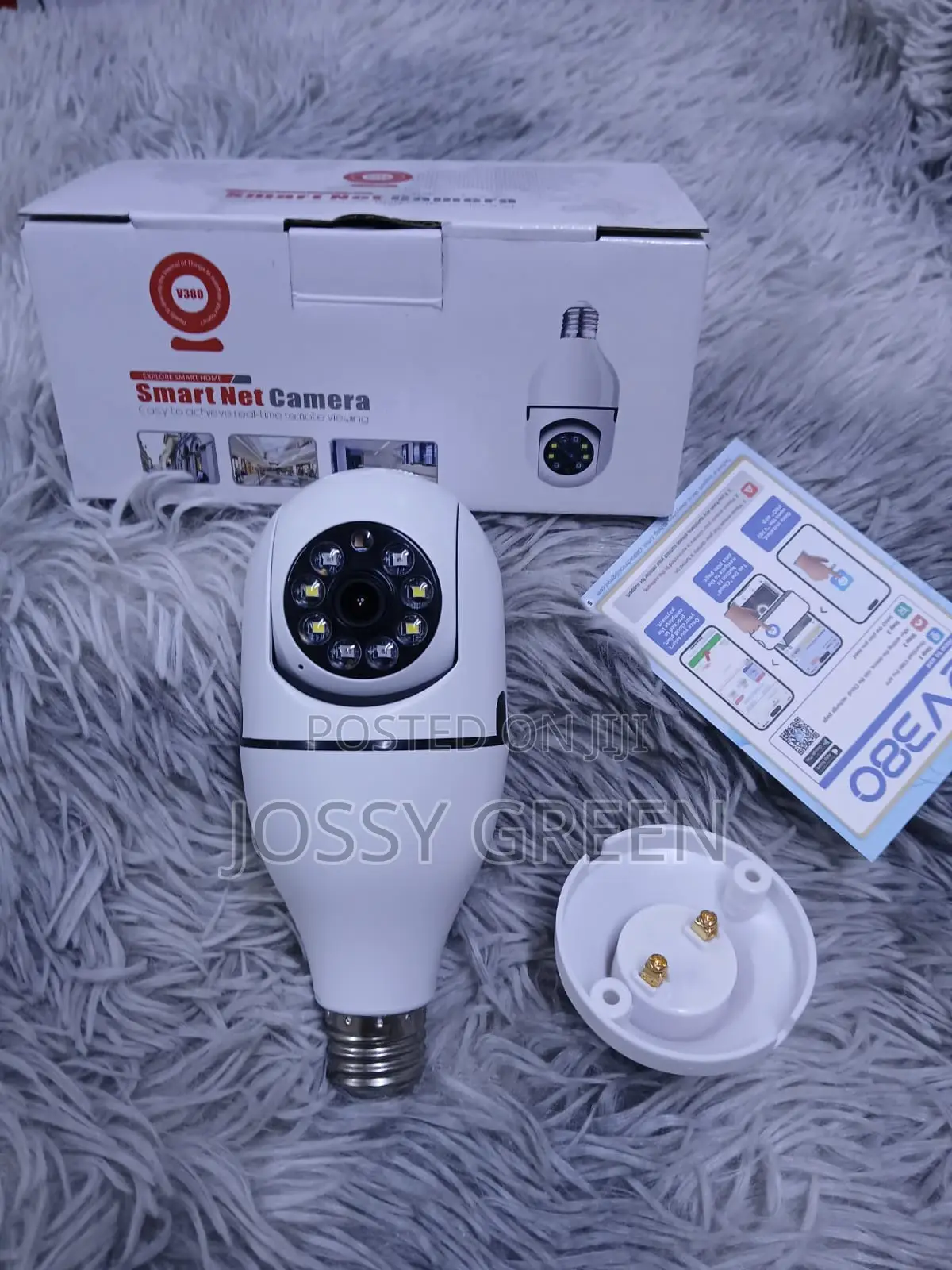 V380 Wifi Smart Net Bulb PTZ 2lens Camera