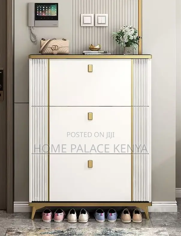 Shoe Rack: Modern Ultra Thin Flip Shoe Cabinet
