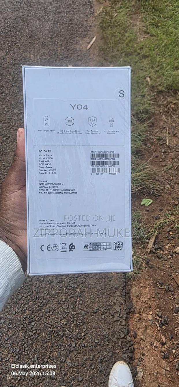 New Vivo Y04 64 GB Green - thumbnail 2