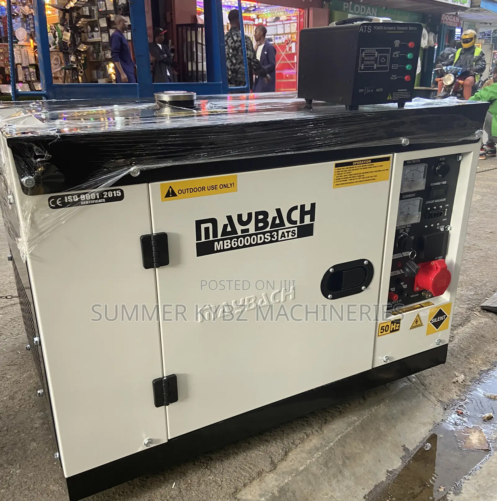 Powerful Maybach Diesel Generator Super Silent 15kva With Ats