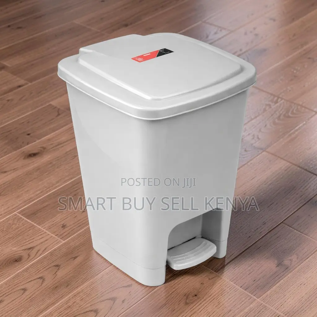 Hands-Free Operation Heavy Duty 30l Hard Plastic Step Pedal Waste Bin