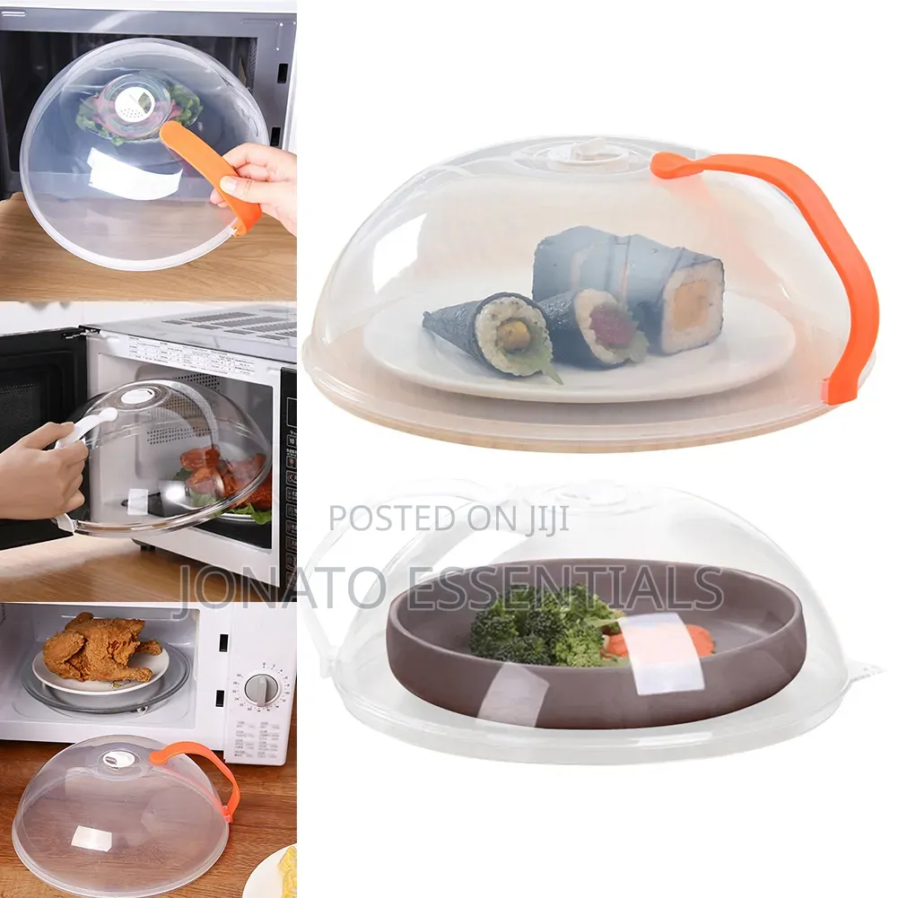 Microwave Plate Cover With Handle - Anti-Splatter Food Lid
