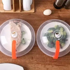 Microwave Plate Cover With Handle - Anti-Splatter Food Lid