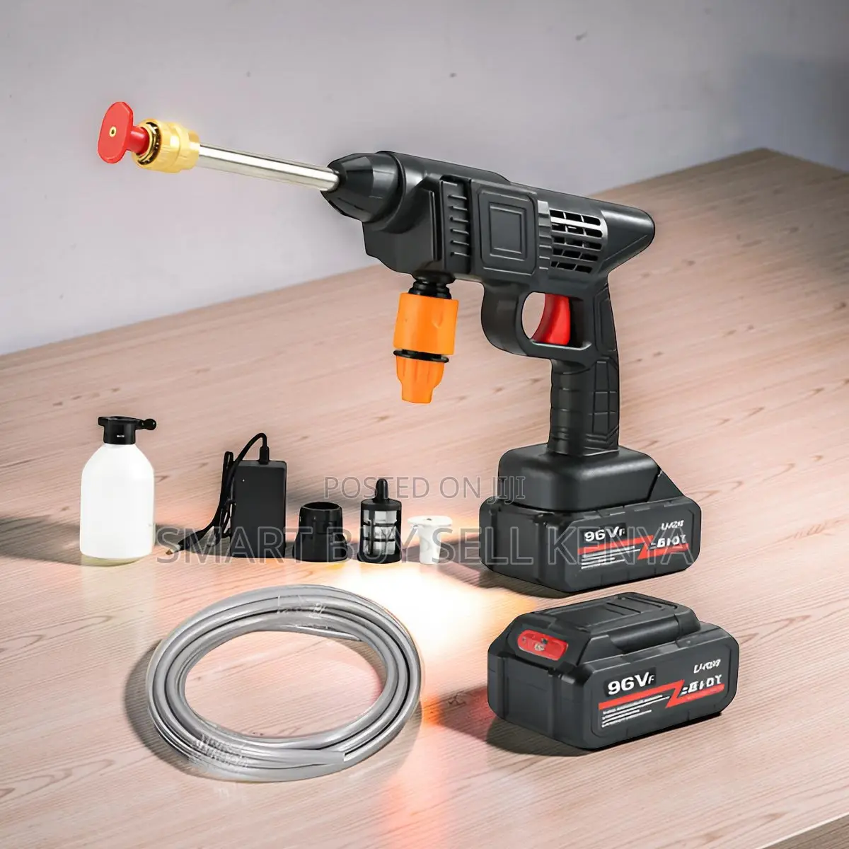 Compact Design Fast Cleaning 96v Cordless Pressure Washer Gun Machine