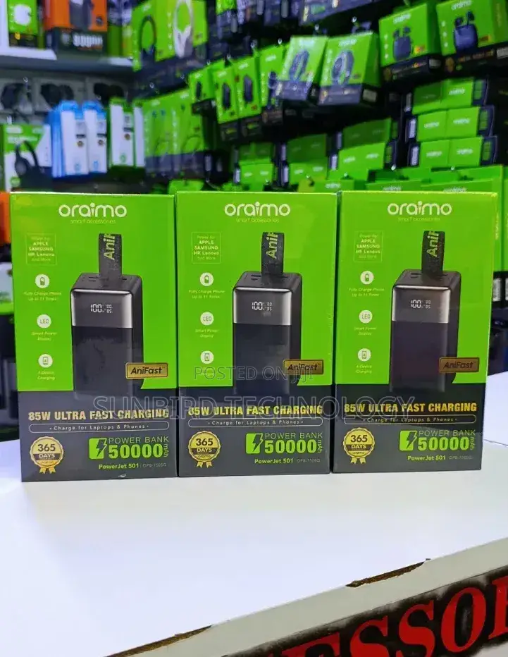 Oraimo Powerjet 501 50,000mah 85w Powerbank