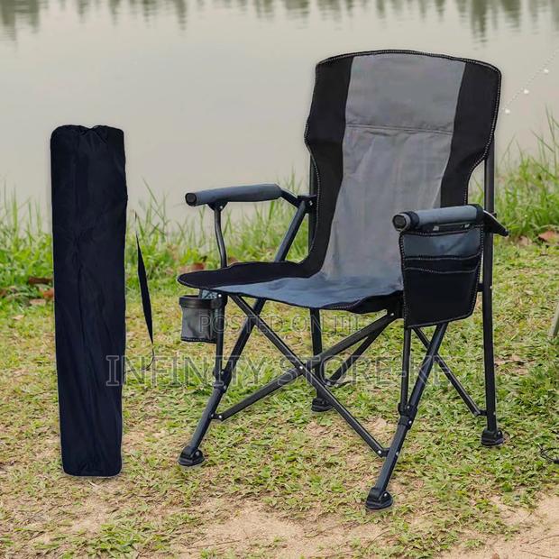 Gray Heavy Duty Camping Chair - main view