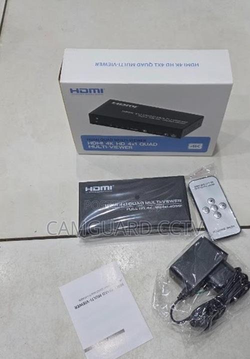 4 Port Hdmi Multi-Viewer 1 Output Split Screen Switch