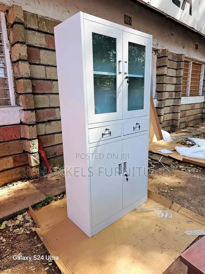 2 Door Steel Office Cabinet – Secure Storage Locker