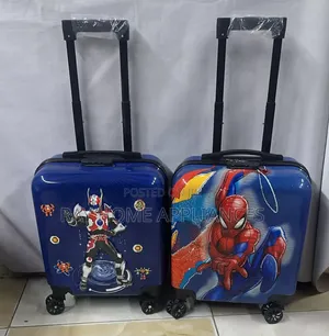 Kids’ Hard-Shell Suitcase Design, With Wheels and Pull Handle.