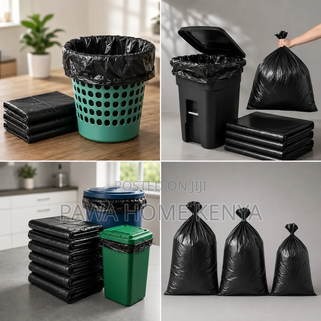 50pcs Trash/Garbage Bags