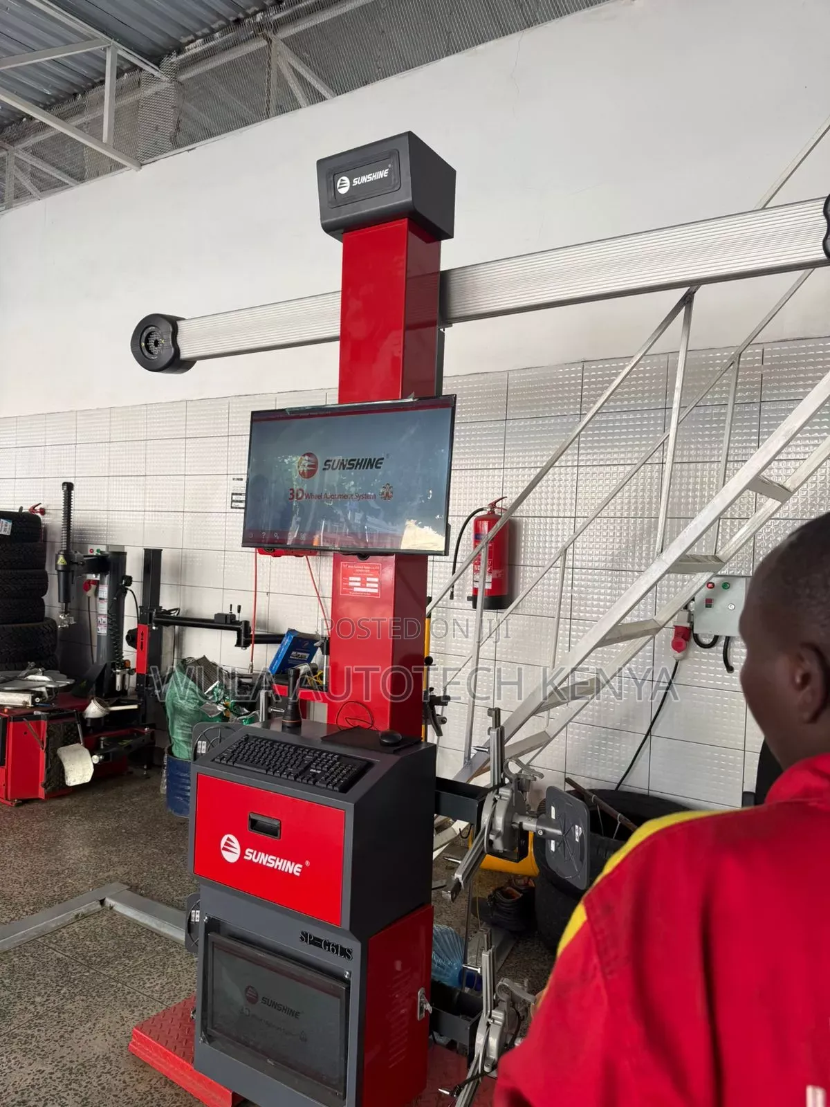 Modern Diagnostic Tool 3d Wheel Alignment Machine Sunshine