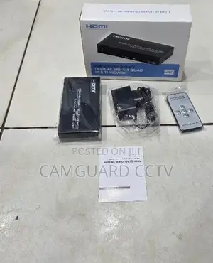 4 Port Hdmi Switch Split Screen Multi-Viewer With Remote