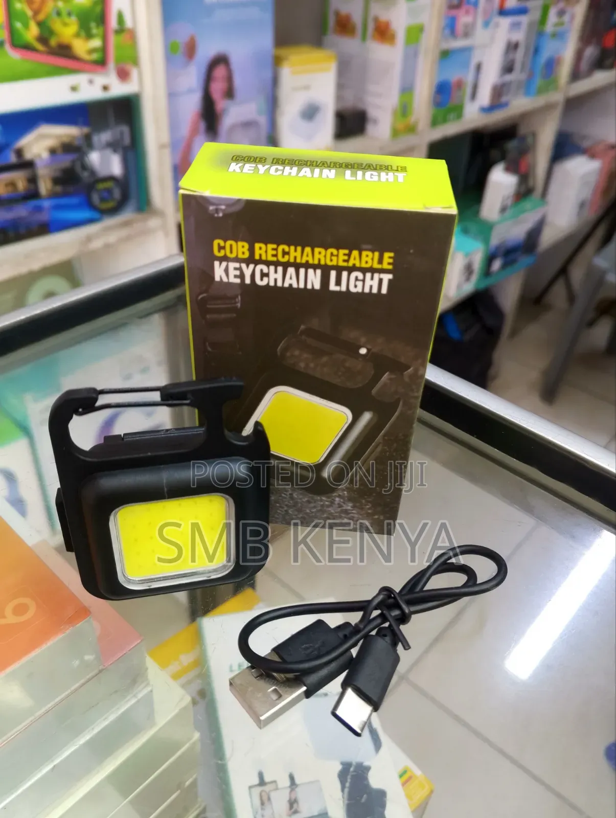 Magnetic Reachargeable Keychain Light
