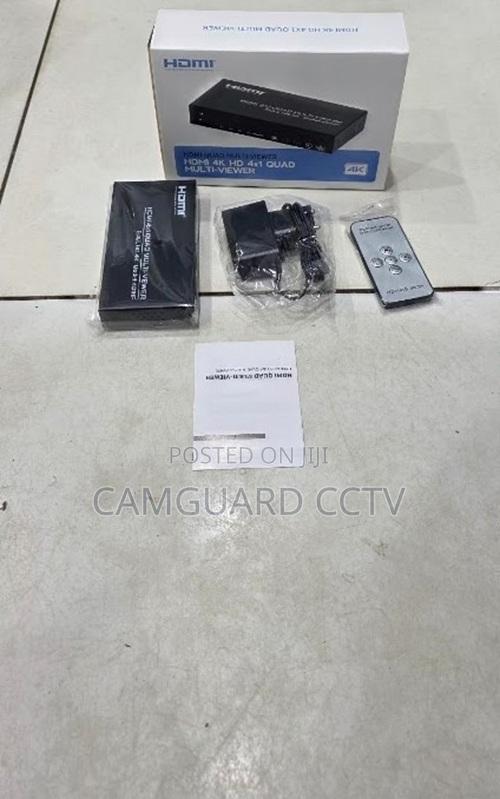 Hdmi Quad Multi-Viewer Box 4 Input 1 Output Switch