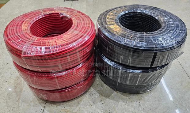 6mm Rolls 100 Meters Each (Red Black) Pv Solar Drop Heavy Cable