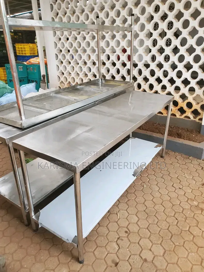 Commercial-Grade Stainless Steel Working Table