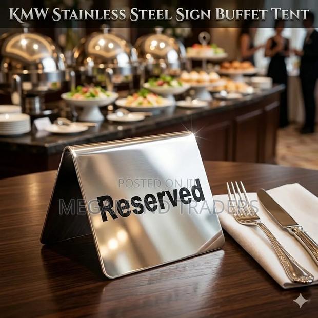 Stainless Steel Reserved Sign