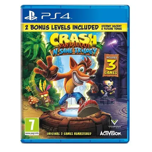 Ps4 Crash Bandicoot N Sane Trilogy