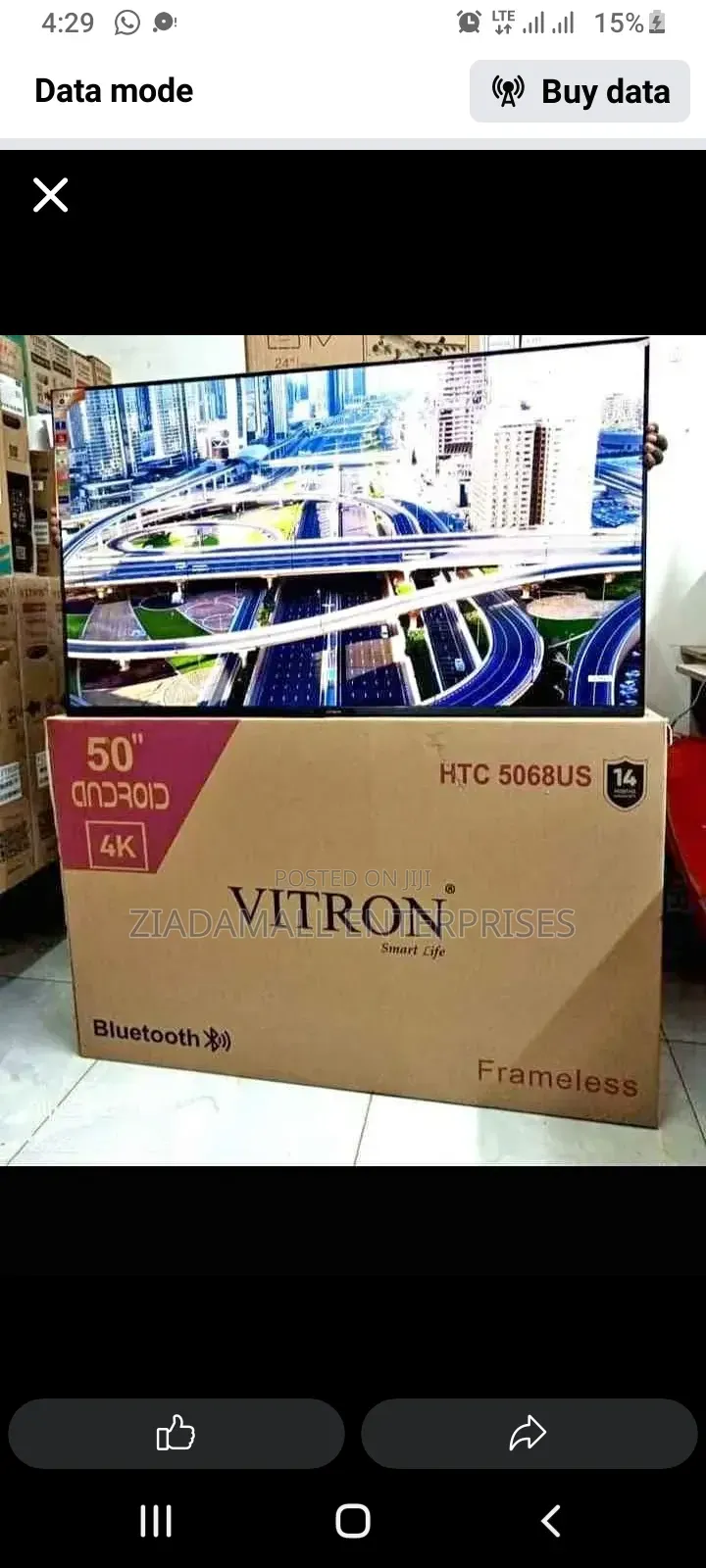 Vitron Tv Smart Android Frameless Style Meets Smart Technology