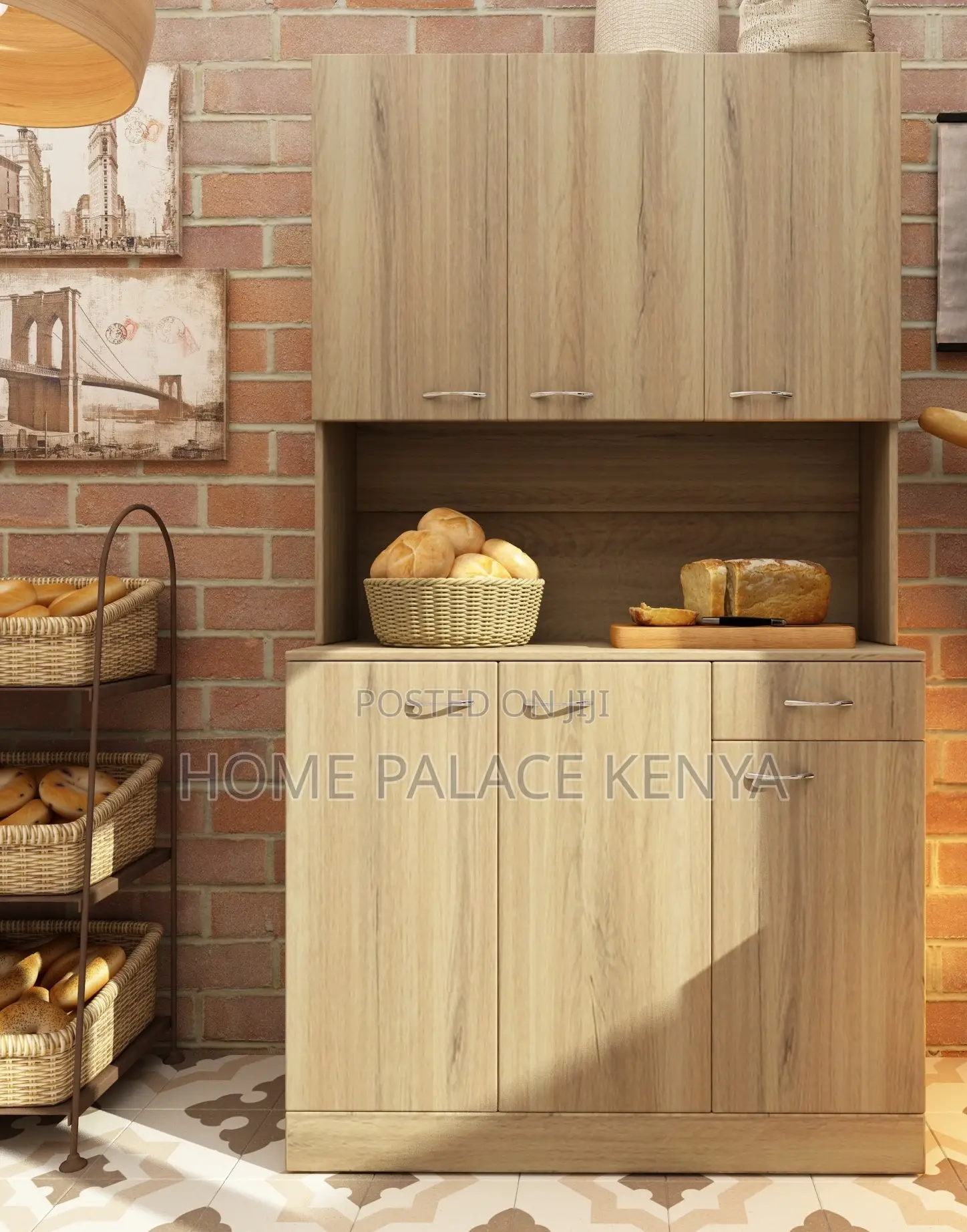 Kitchen Cabinet: High Capacity Freestanding Kitchen Cabinet