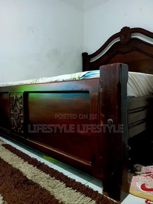 6x6 Mvule High Quality Bed